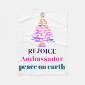 Couverture Polaire Christmas Tree (Devant)