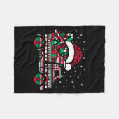 Couverture Polaire Christmas Tree Candy Dump Truck Christmas Boys Men (Devant (Horizontal))