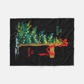 Couverture Polaire Christmas Tree The Season Jesus Cross The Reason  (Devant (Horizontal))