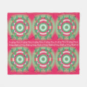 Couverture Polaire Christmas Trees Fleece Blanket (Devant (Horizontal))