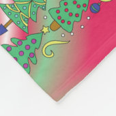 Couverture Polaire Christmas Trees Fleece Blanket (Coin)