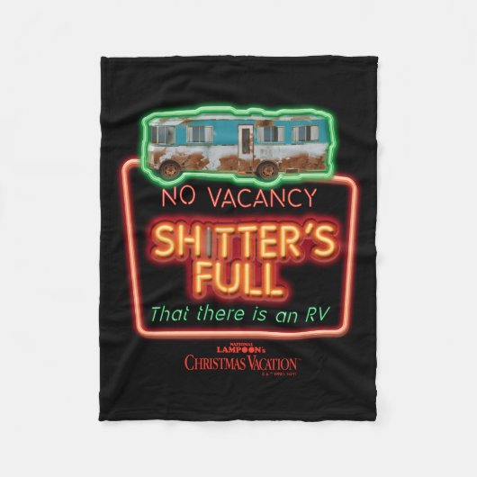 Couverture Polaire Christmas Vacation Ters Full Neon Sign (Devant)