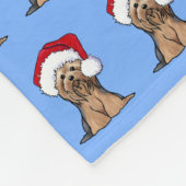 Couverture Polaire Christmas Yorkie (Coin)