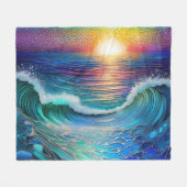 Couverture Polaire Chroma Sea Seascape (Devant (Horizontal))