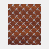 Couverture Polaire Chrome Comme Caduceus Symbole Médicale Mahogany Im (Devant)