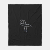 Couverture Polaire Chrome comme Noir de la sensibilisation au ruban (Devant)