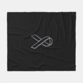 Couverture Polaire Chrome comme Noir de la sensibilisation au ruban (Devant (Horizontal))