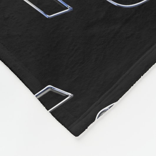 Couverture Polaire Chrome comme Noir de la sensibilisation au ruban (Coin)