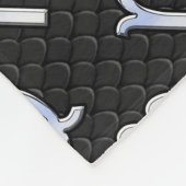 Couverture Polaire Chrome Comme Virgo Zodiac Connexion peau de serpen (Coin)