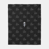 Couverture Polaire Chrome Sagittarius Zodiac Connexion Hevelius Decor (Devant)