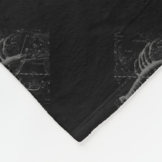 Couverture Polaire Chrome style Cancer Zodiac Sign on Hevelius 1690 (Coin)