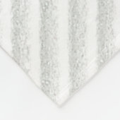 Couverture Polaire Chrome White Ribbon Sensibilisation dans les bande (Coin)