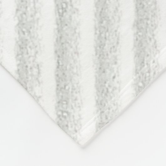 Couverture Polaire Chrome White Ribbon Sensibilisation dans les bande (Coin)