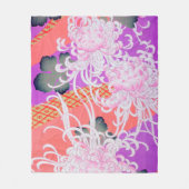 Couverture Polaire Chrysanthemum, Design japonais (Devant)