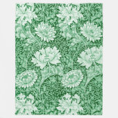 Couverture Polaire Chrysanthemum Green, William Morris (Devant)