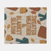 Couverture Polaire Chunky Knit Sweer Météo et saison Cosy (Devant (Horizontal))