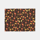 Couverture Polaire Chute des feuilles d'automne (Devant (Horizontal))