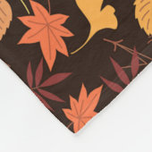 Couverture Polaire Chute des feuilles d'automne (Coin)