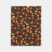 Couverture Polaire Chute des feuilles d'automne (Devant)