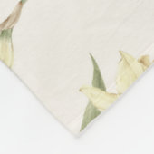 Couverture Polaire Chute Floral Léger I Fleece Blanket-Automne Floral (Coin)