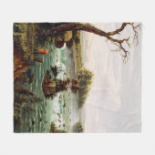 Couverture Polaire Chutes de Saint-Anthony par Henry Lewis (Devant (Horizontal))