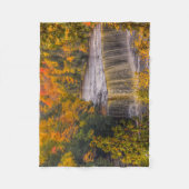 Couverture Polaire Chutes supérieures aux couleurs automnales (Devant)