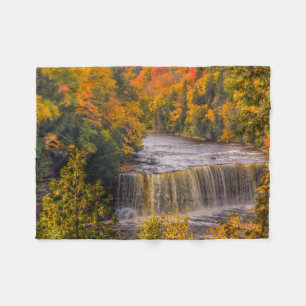 Couverture Polaire Chutes supérieures avec couleurs d'automne