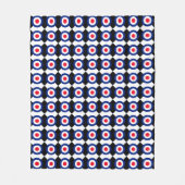 Couverture Polaire Cible MOD Rondelle sur Damier (Devant)
