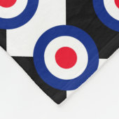 Couverture Polaire Cible MOD Rondelle sur Damier (Coin)