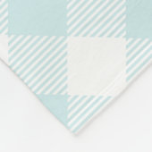 Couverture Polaire Ciel bleu En vichy Chien plaqué (Coin)