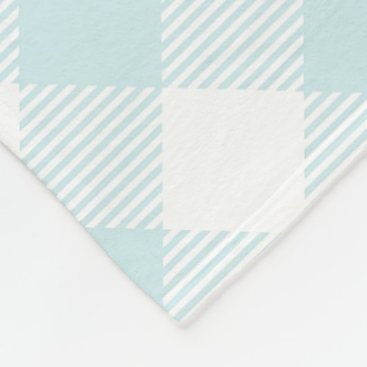 Couverture Polaire Ciel bleu En vichy Chien plaqué (Coin)