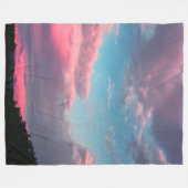 Couverture Polaire Ciel de couleur pastel (Devant (Horizontal))