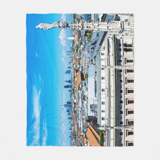 Couverture Polaire Ciel de Milan (Devant)