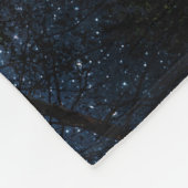 Couverture Polaire Ciel étoilé, Voie Lactée. (Coin)