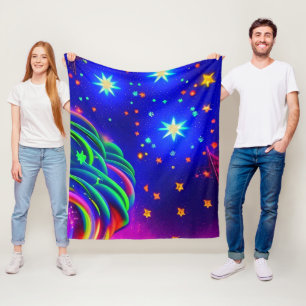 Couverture Polaire Ciel nocturne
