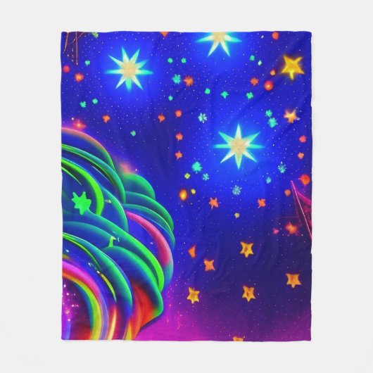 Couverture Polaire Ciel nocturne (Devant)