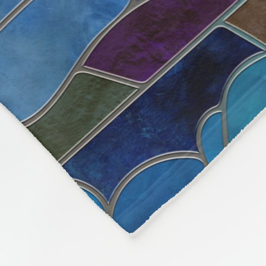 Couverture Polaire Ciel nocturne - Art numérique Mosaic (Coin)