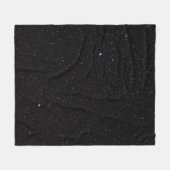 Couverture Polaire Ciel nocturne avec étoiles (Devant (Horizontal))