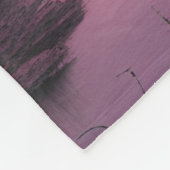 Couverture Polaire Ciel nuageux rose (Coin)