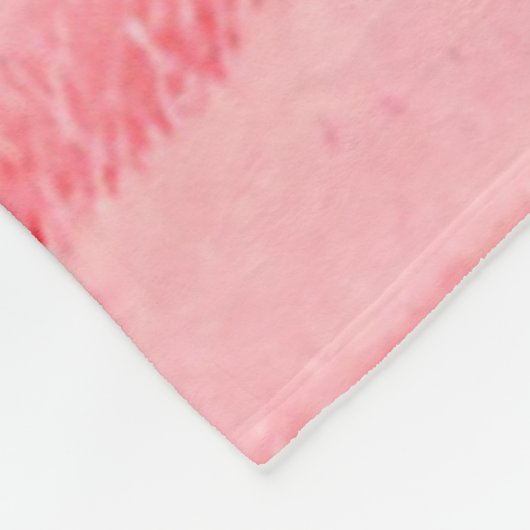 Couverture Polaire ciel rouge avec étoiles (Coin)