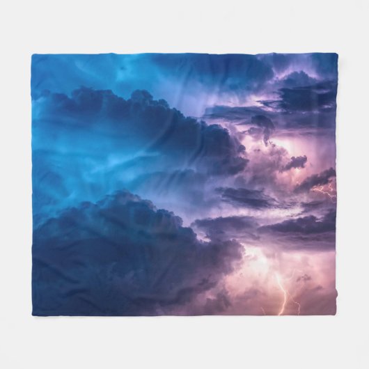 Couverture Polaire Cieux orageux (Devant (Horizontal))