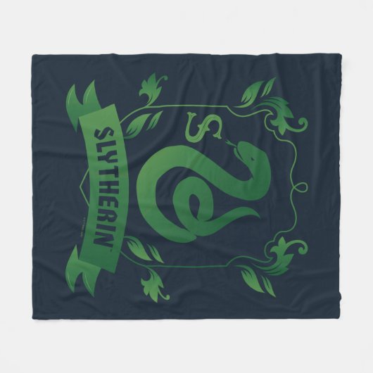 Couverture Polaire Cimetière SLYTHERIN™ (Devant (Horizontal))