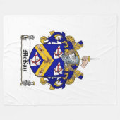 Couverture Polaire Cimier de la famille McKay, armoiries (Devant (Horizontal))