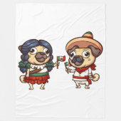 Couverture Polaire Cinco De Mayo Carlins Fleece Blanket (Devant)