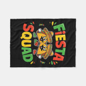 Couverture Polaire Cinco de mayo funny fiesta squad party for men (Devant (Horizontal))