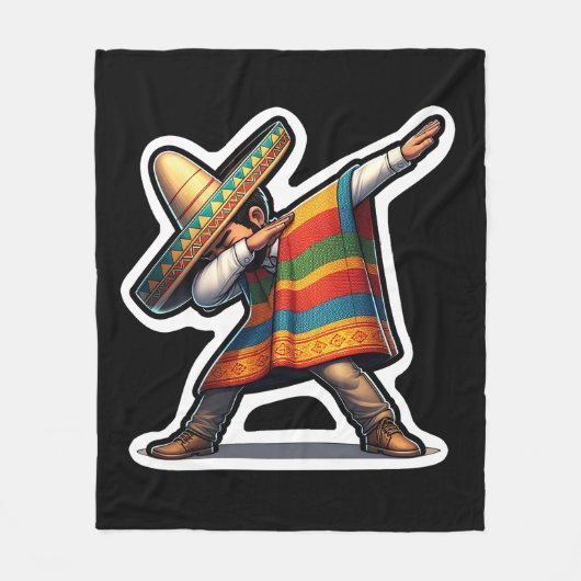 Couverture Polaire Cinco de Mayo Man (Devant)