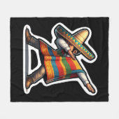 Couverture Polaire Cinco de Mayo Man (Devant (Horizontal))