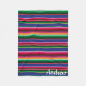 Couverture Polaire Cinco de Mayo Serape Lap Blanket pour fauteuil rou (Devant)