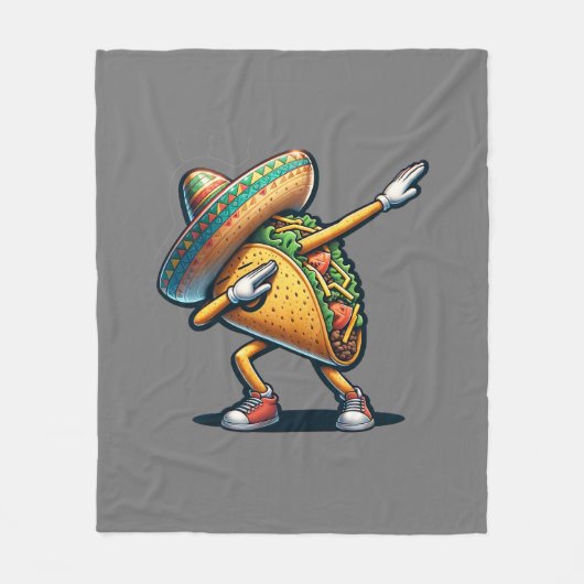 Couverture Polaire Cinco de Mayo Taco (Devant)