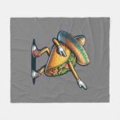 Couverture Polaire Cinco de Mayo Taco (Devant (Horizontal))